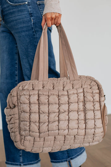 Off The Grid Quilted Weekender Bag
