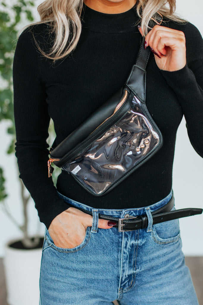 Only The Essentials Bum Bag Black Wild Oak Boutique