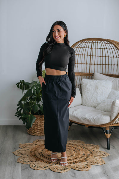 Out & About Skirt - Black