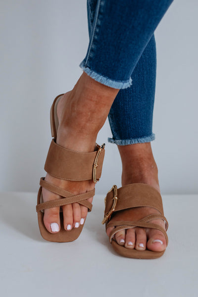 Out Of Office Sandals - Camel