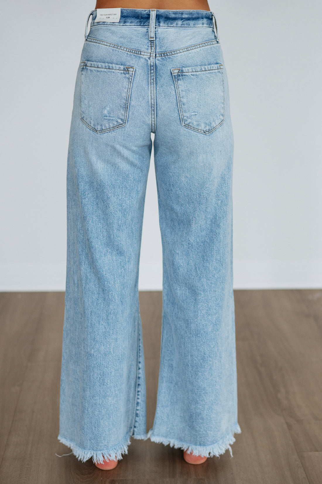 Paige Wide Leg Jeans - Medium Wash