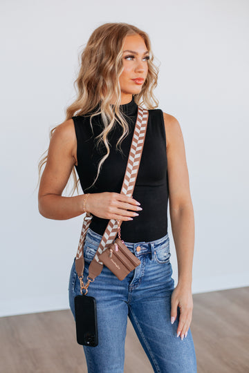 Akia Clip & Go Lanyard - Mocha Mix
