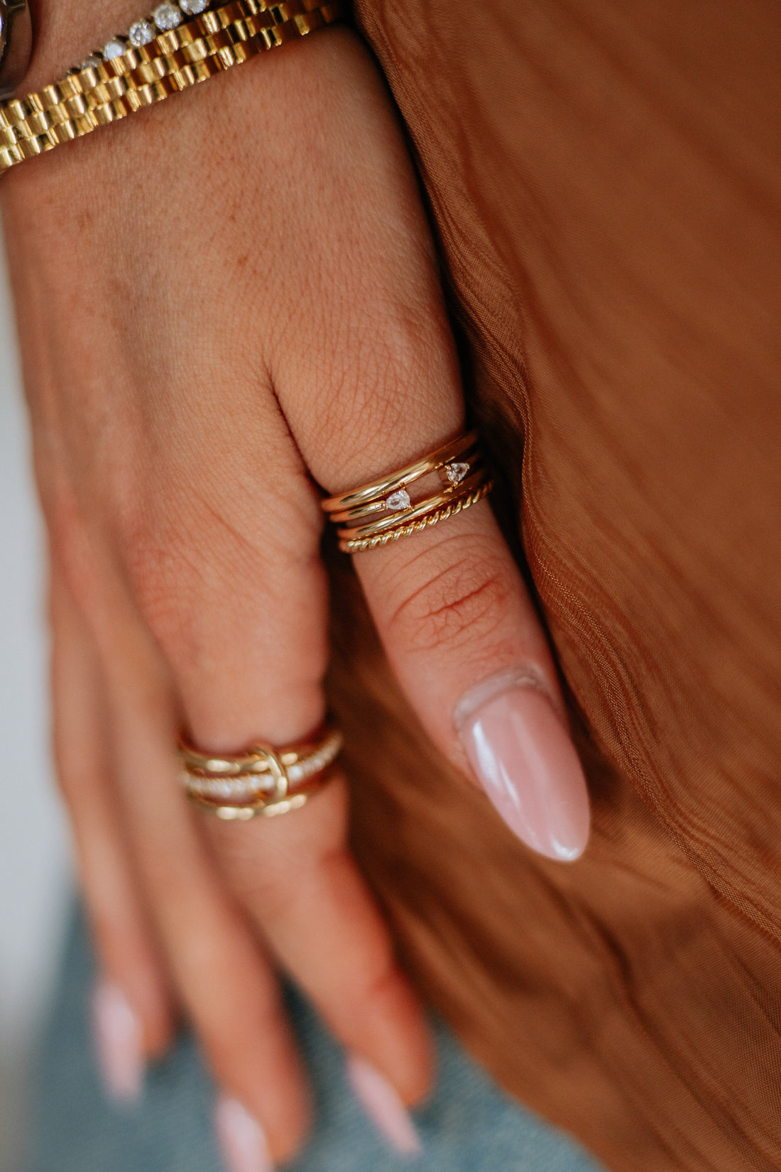 Purely Polished Ring Set