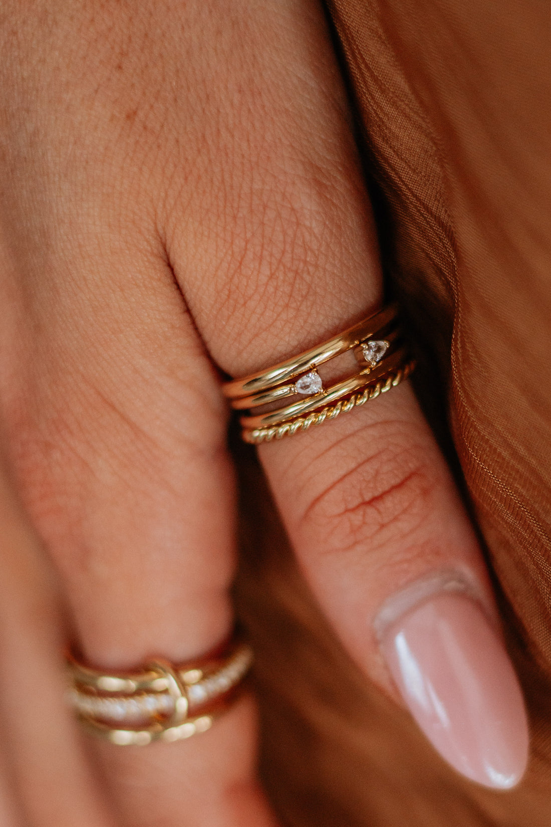 Purely Polished Ring Set
