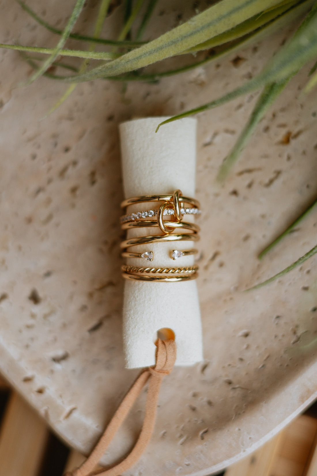 Purely Polished Ring Set