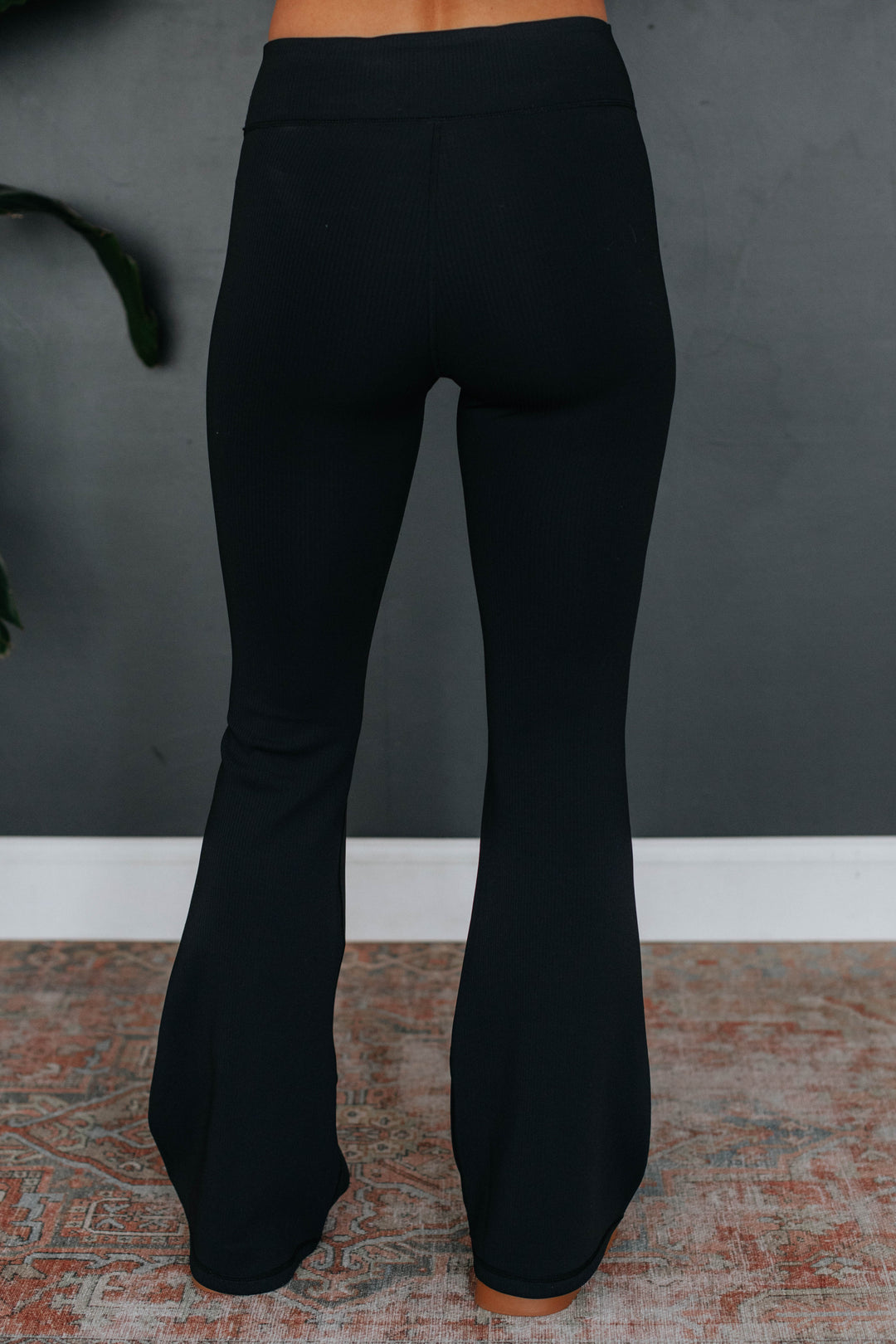 Ramie Yoga Pants - Black