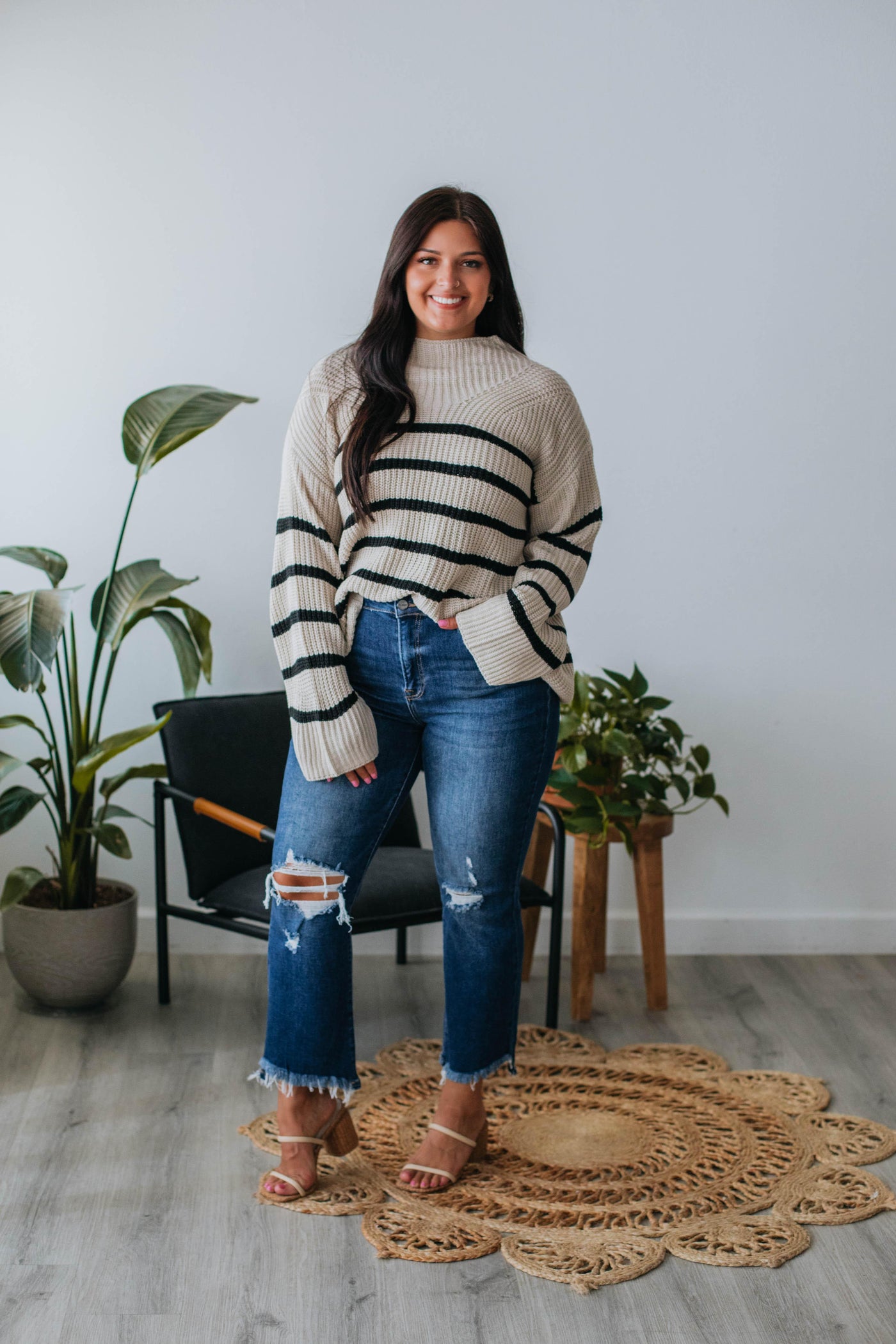 Rayleen Striped Sweater