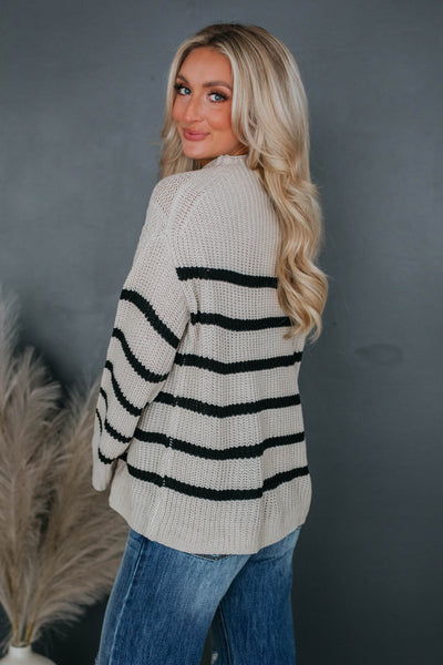 Rayleen Striped Sweater