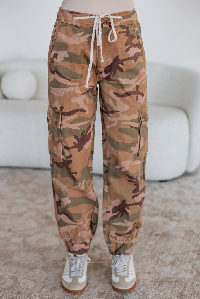 Maverick Cargo Pants - Taupe