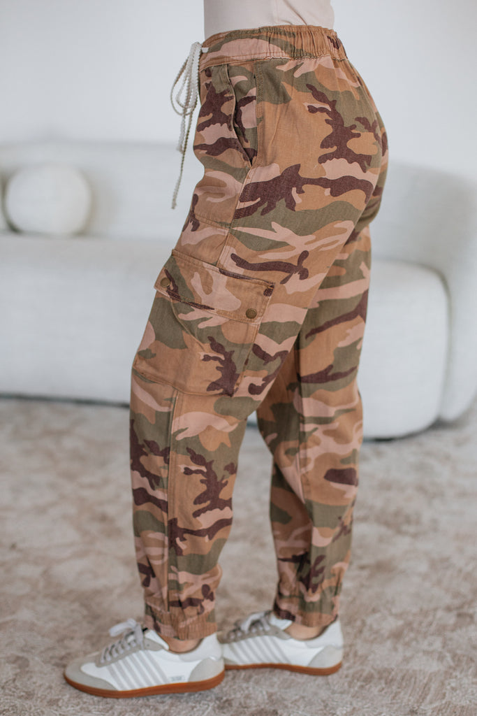 Maverick Cargo Pants - Taupe