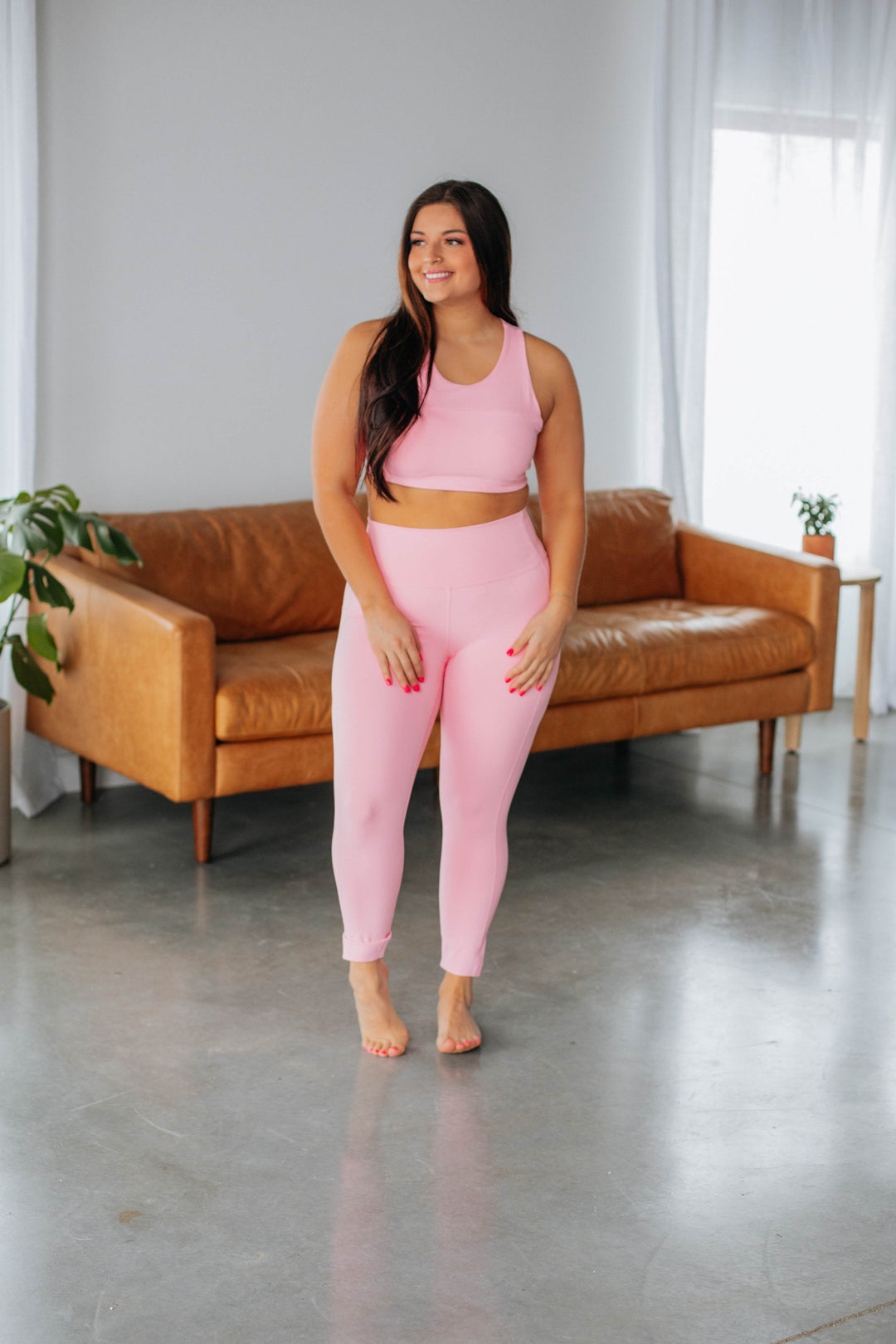 Rena Active Leggings - Candy Pink