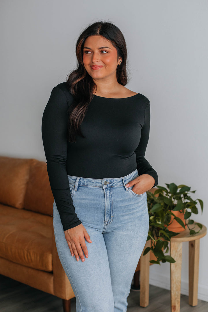 Ronin Long Sleeve Top - Black