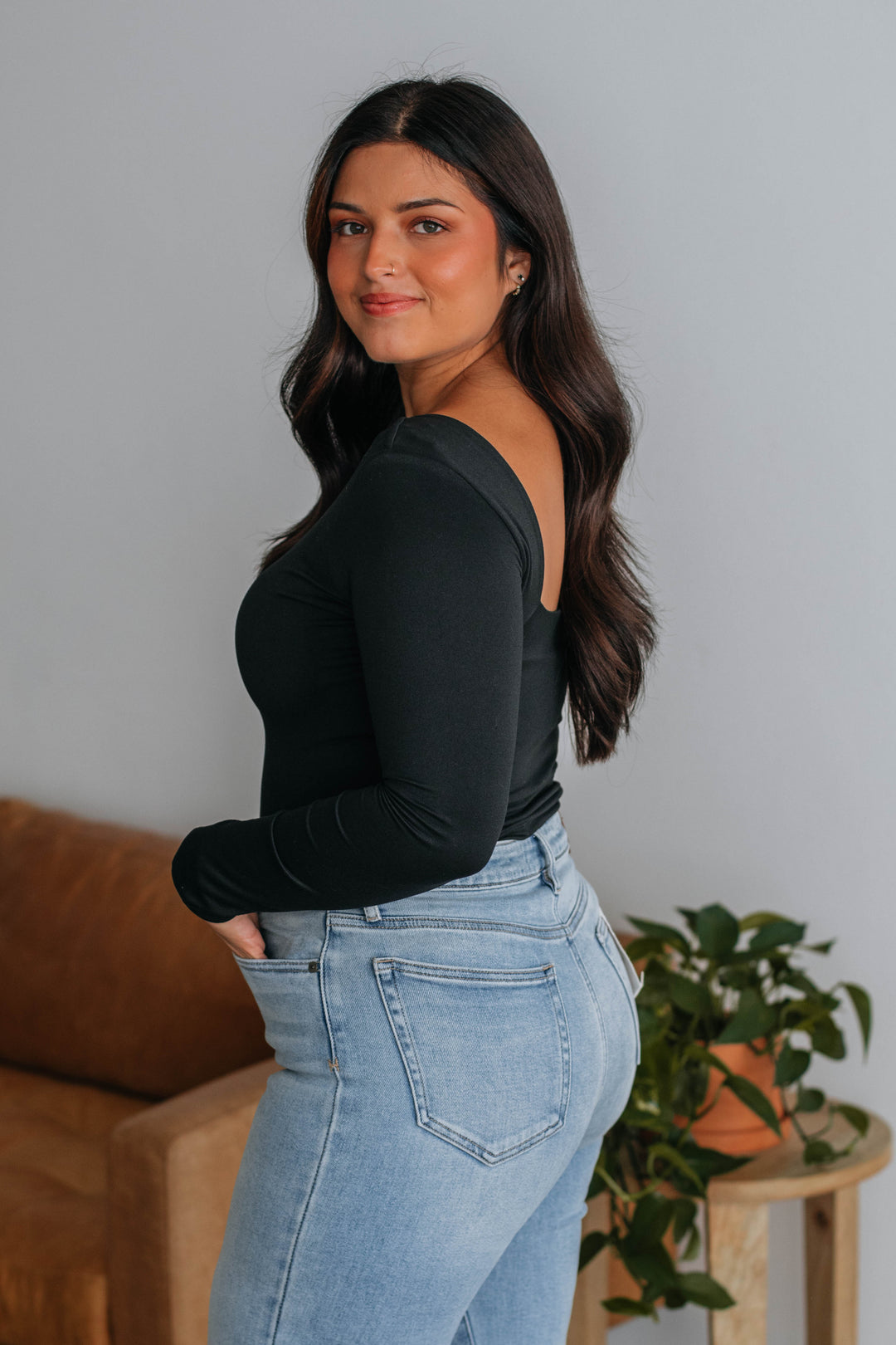 Ronin Long Sleeve Top - Black