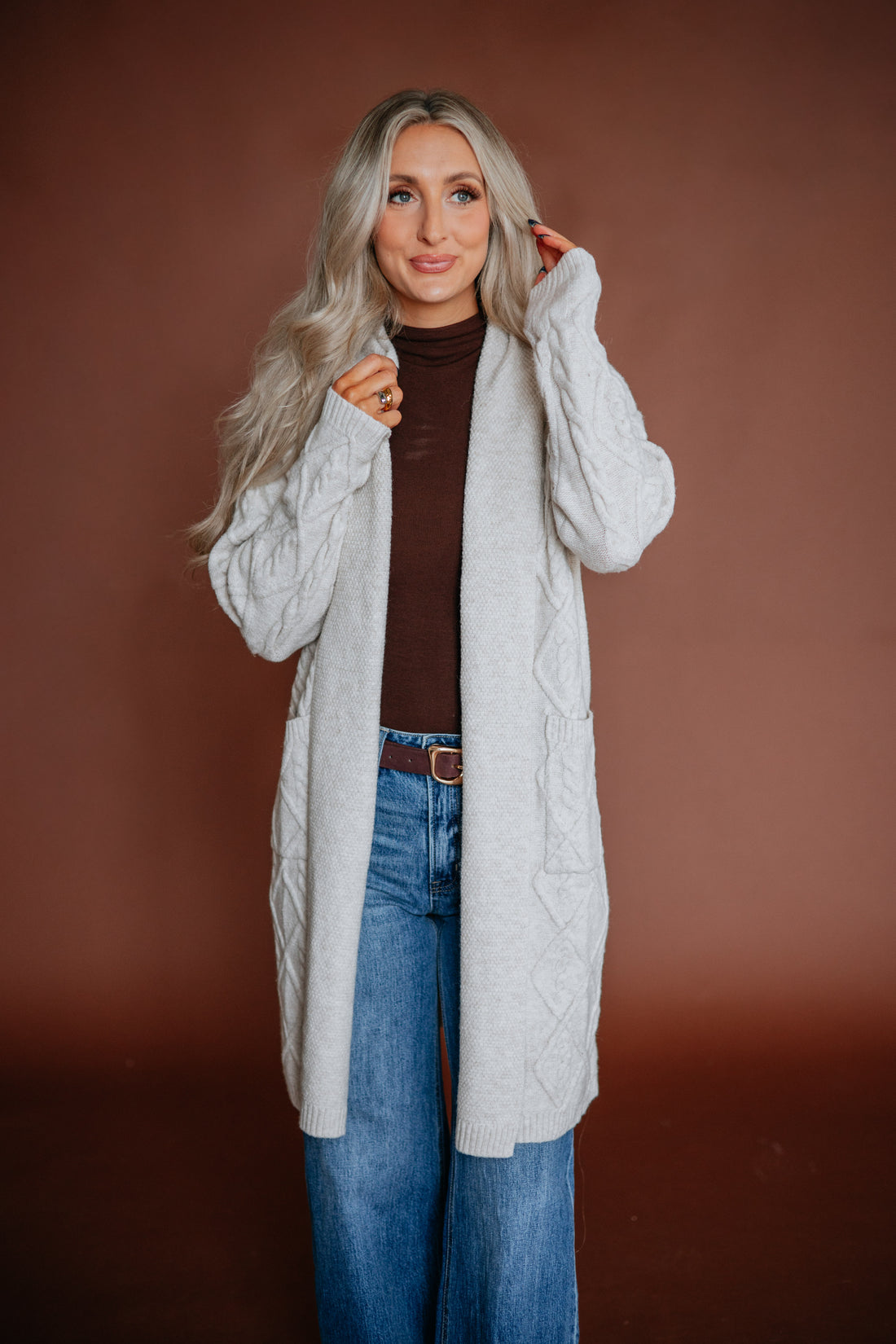 Ardell Cable Knit Cardigan