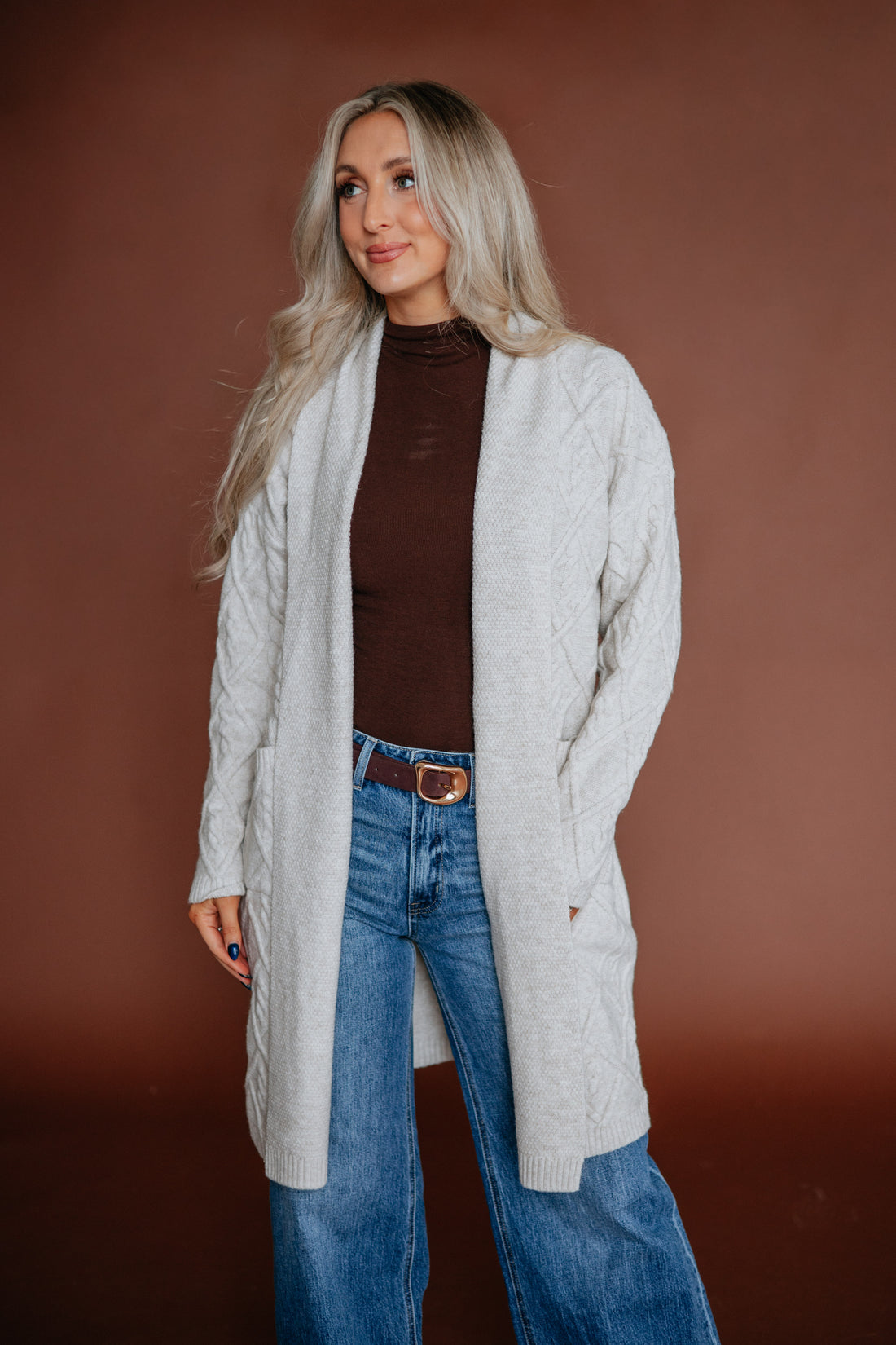 Ardell Cable Knit Cardigan