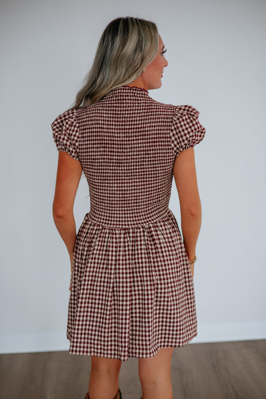 Danelle Plaid Dress