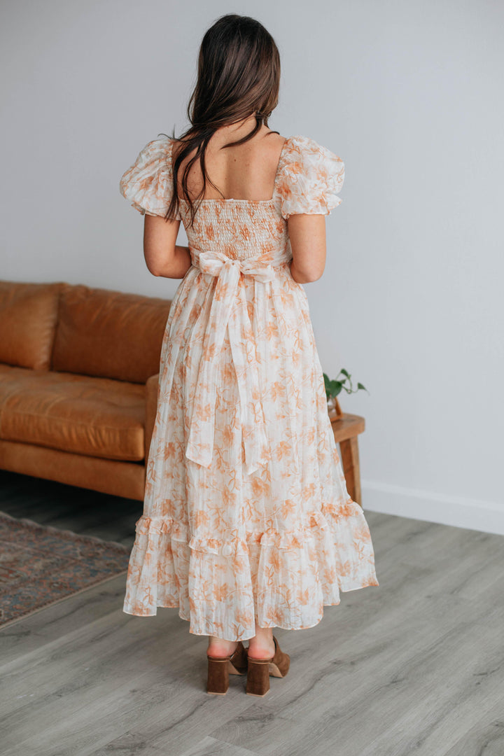 Sahana Floral Dress - Citrus