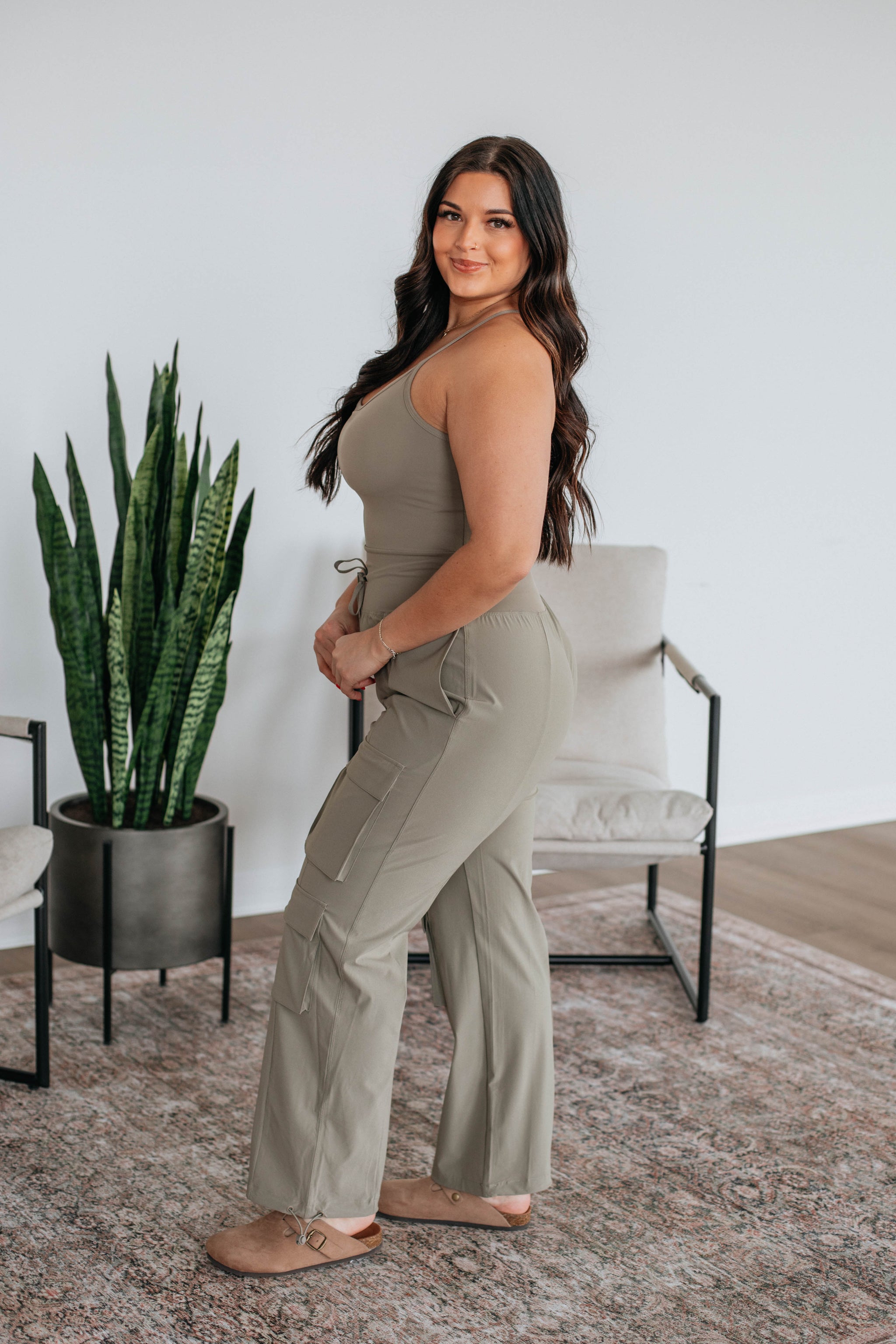 Sammy Cargo Jumpsuit - Mushroom