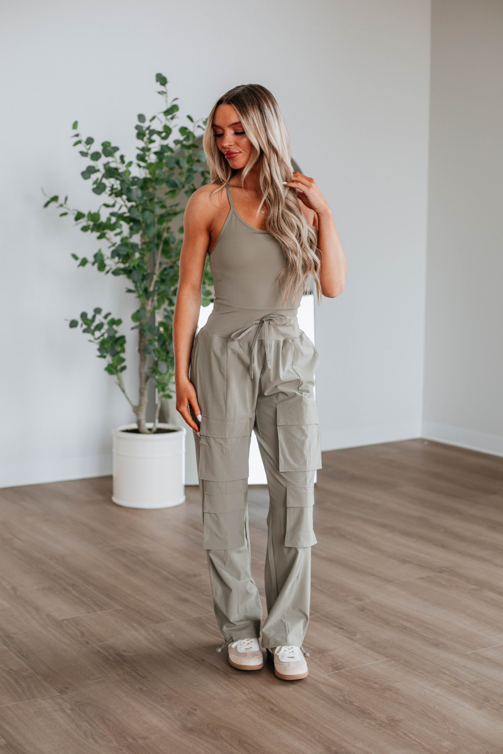 Sammy Cargo Jumpsuit - Mushroom