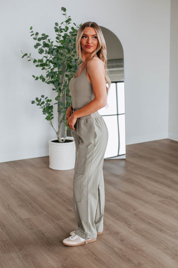 Sammy Cargo Jumpsuit - Mushroom