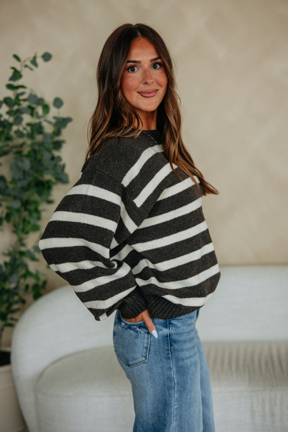 Saylor Striped Sweater