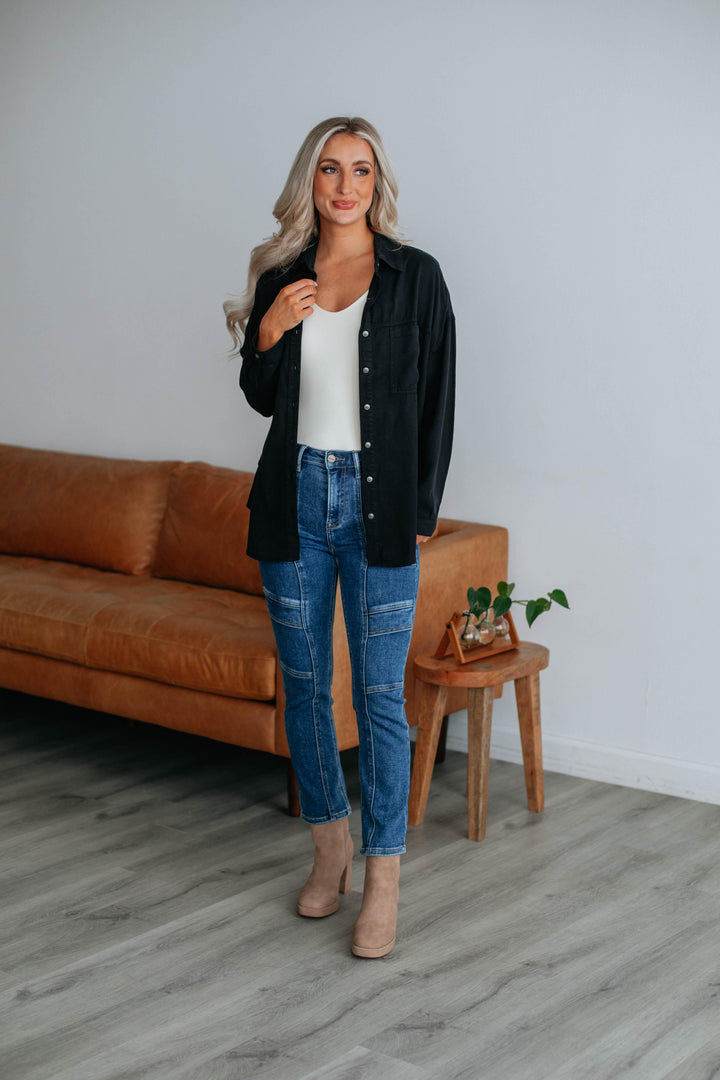 Sebastian Risen Button Down - Black