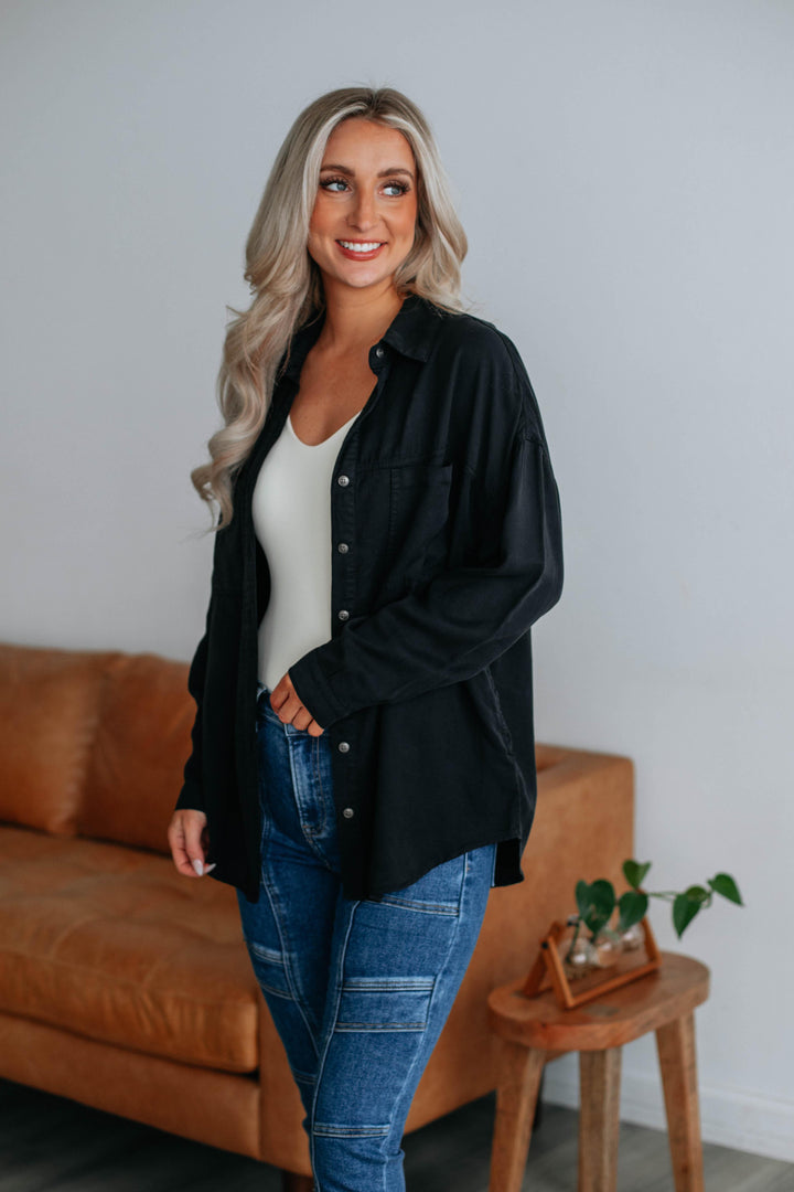 Sebastian Risen Button Down - Black