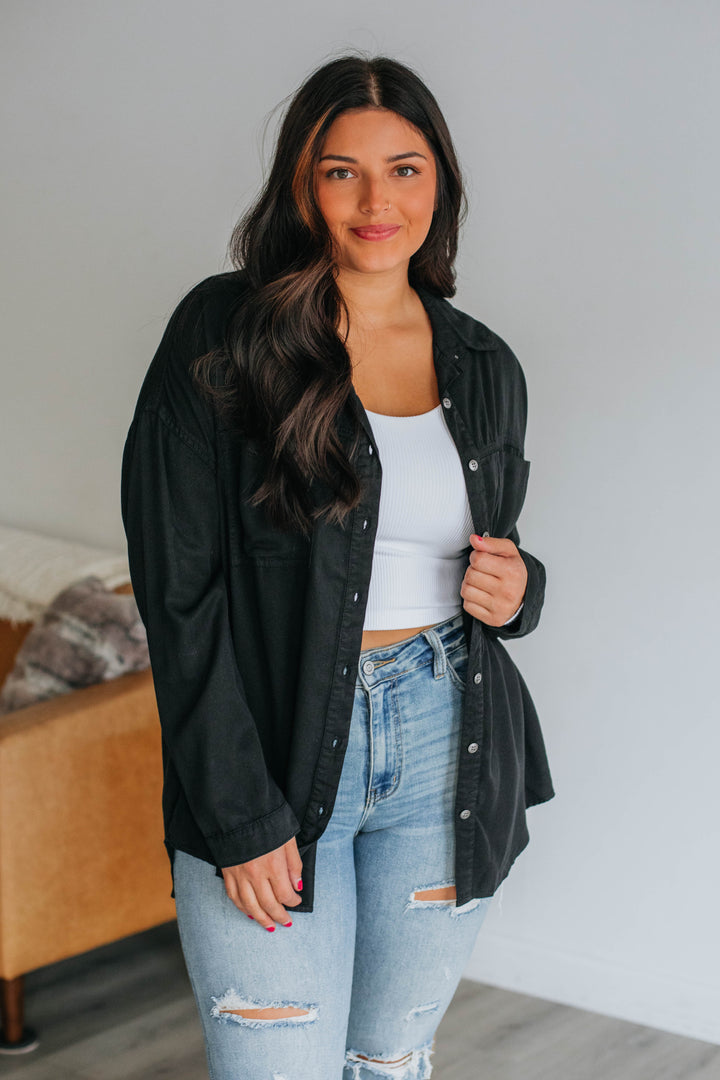 Sebastian Risen Button Down - Black