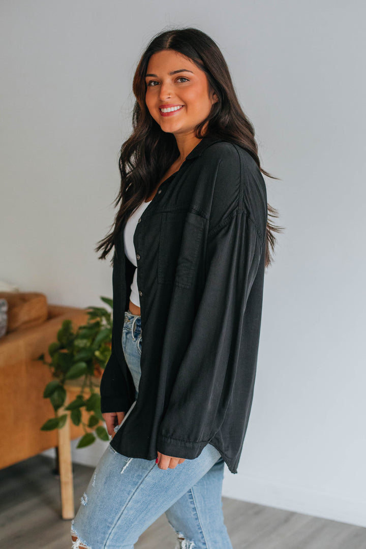 Sebastian Risen Button Down - Black