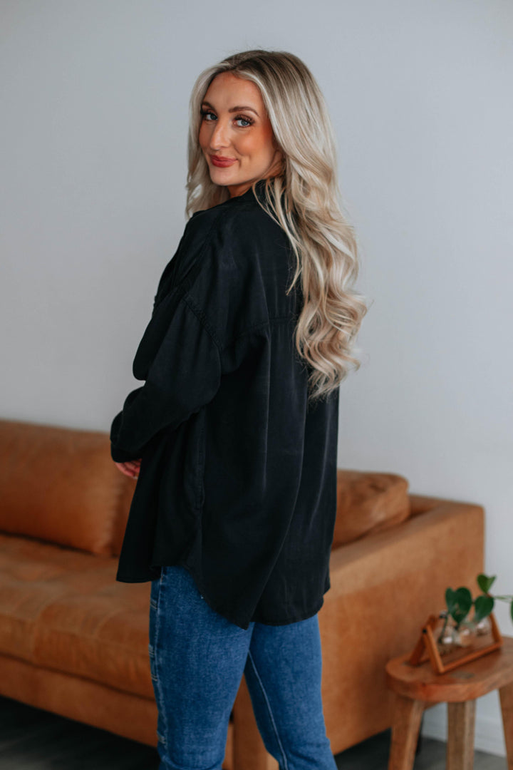 Sebastian Risen Button Down - Black