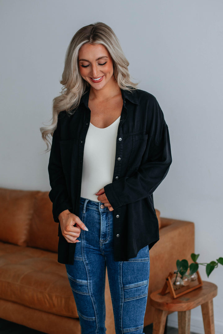 Sebastian Risen Button Down - Black