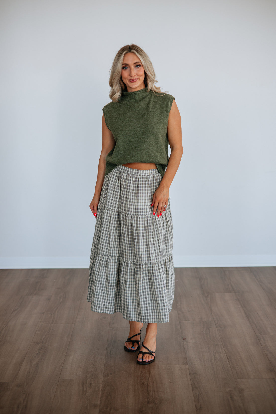 Maylen Gingham Skirt