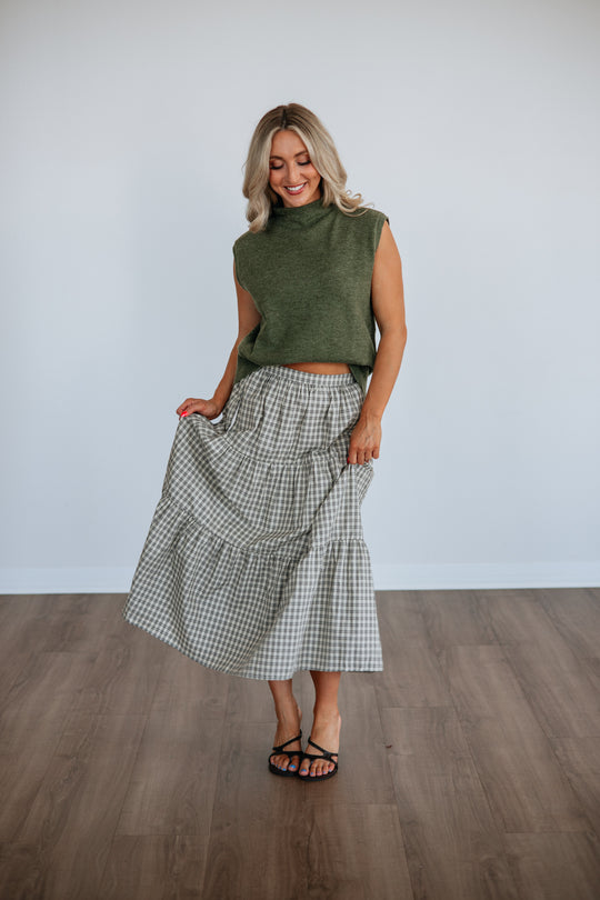 Maylen Gingham Skirt