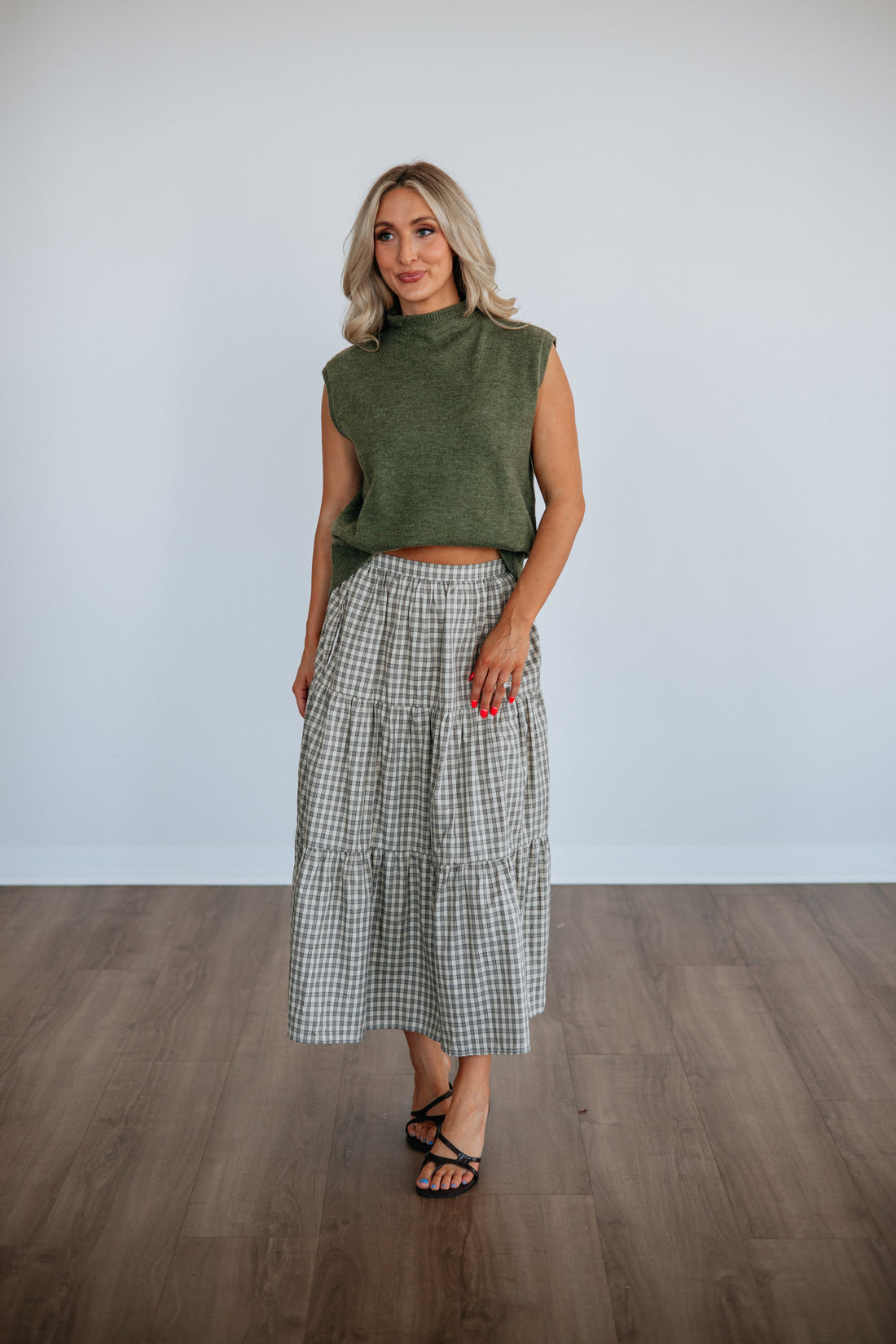 Maylen Gingham Skirt