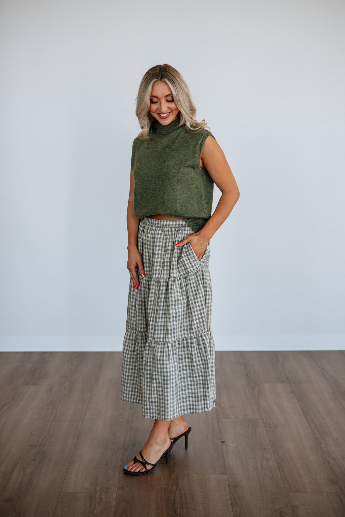 Maylen Gingham Skirt