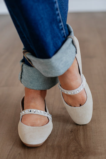 Setting Things Straight Ballet Flats - Sand