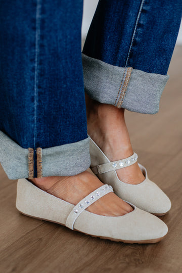 Setting Things Straight Ballet Flats - Sand