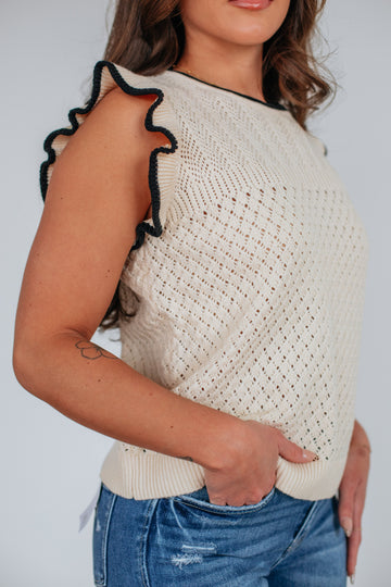 Shauna Crochet Top