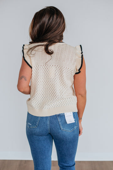 Shauna Crochet Top
