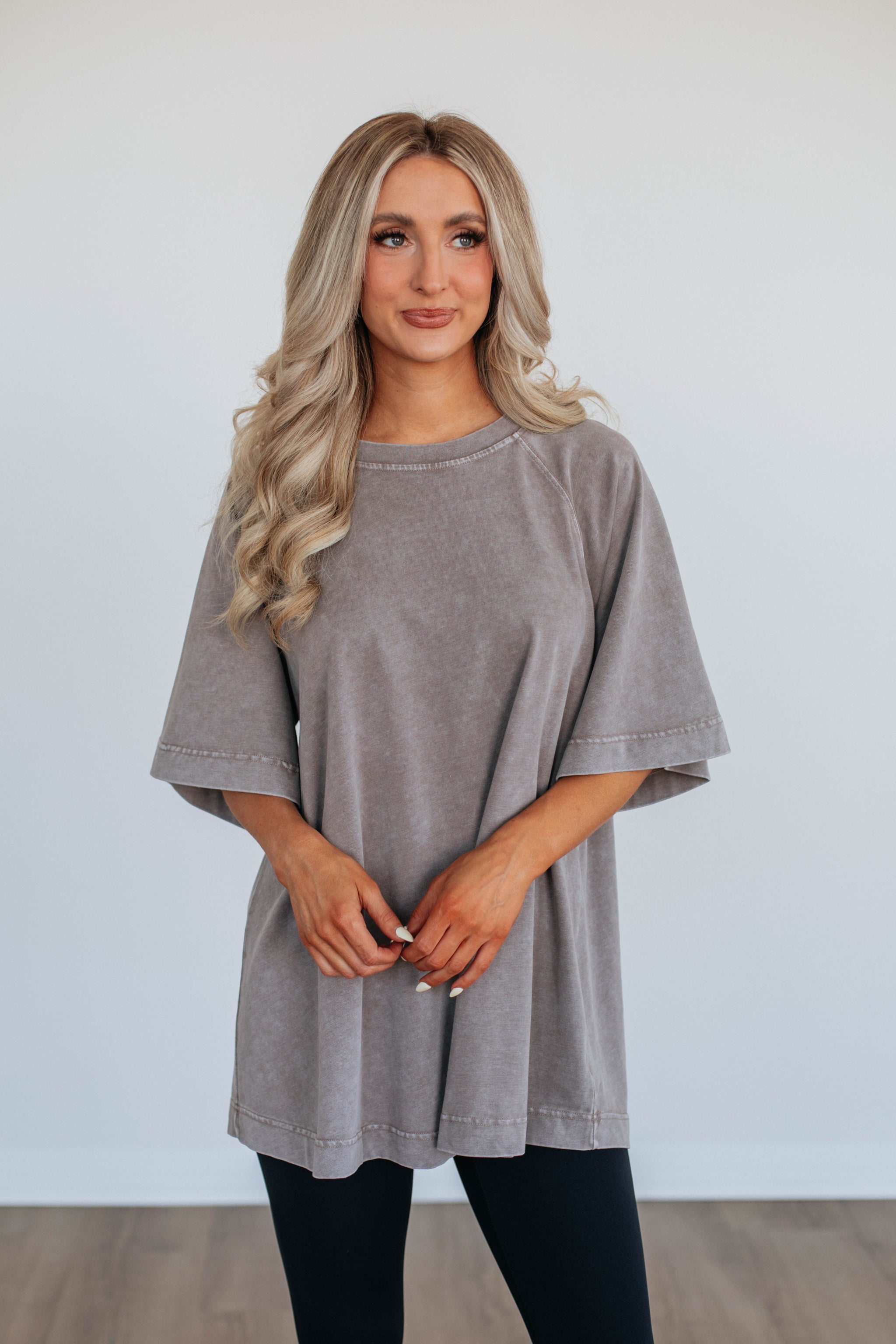 Skylen Oversized Tee - Mocha