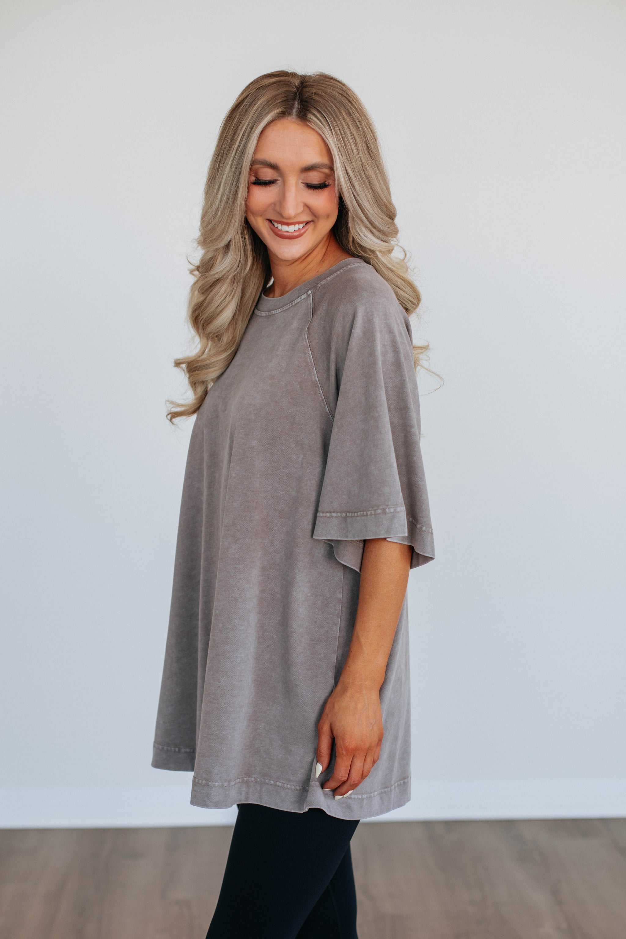 Skylen Oversized Tee - Mocha