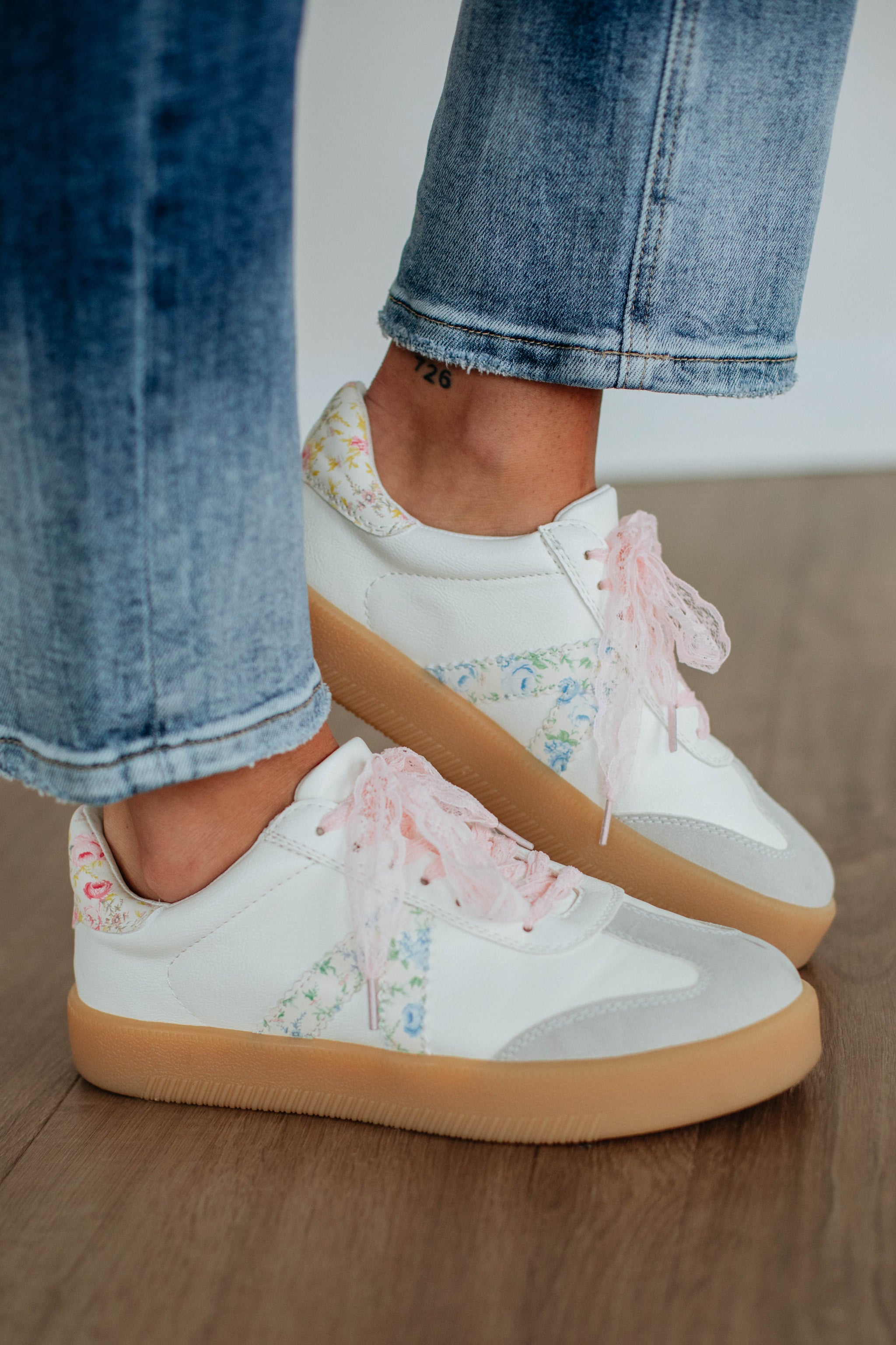 Watch Your Step Sneakers - Blush Mix