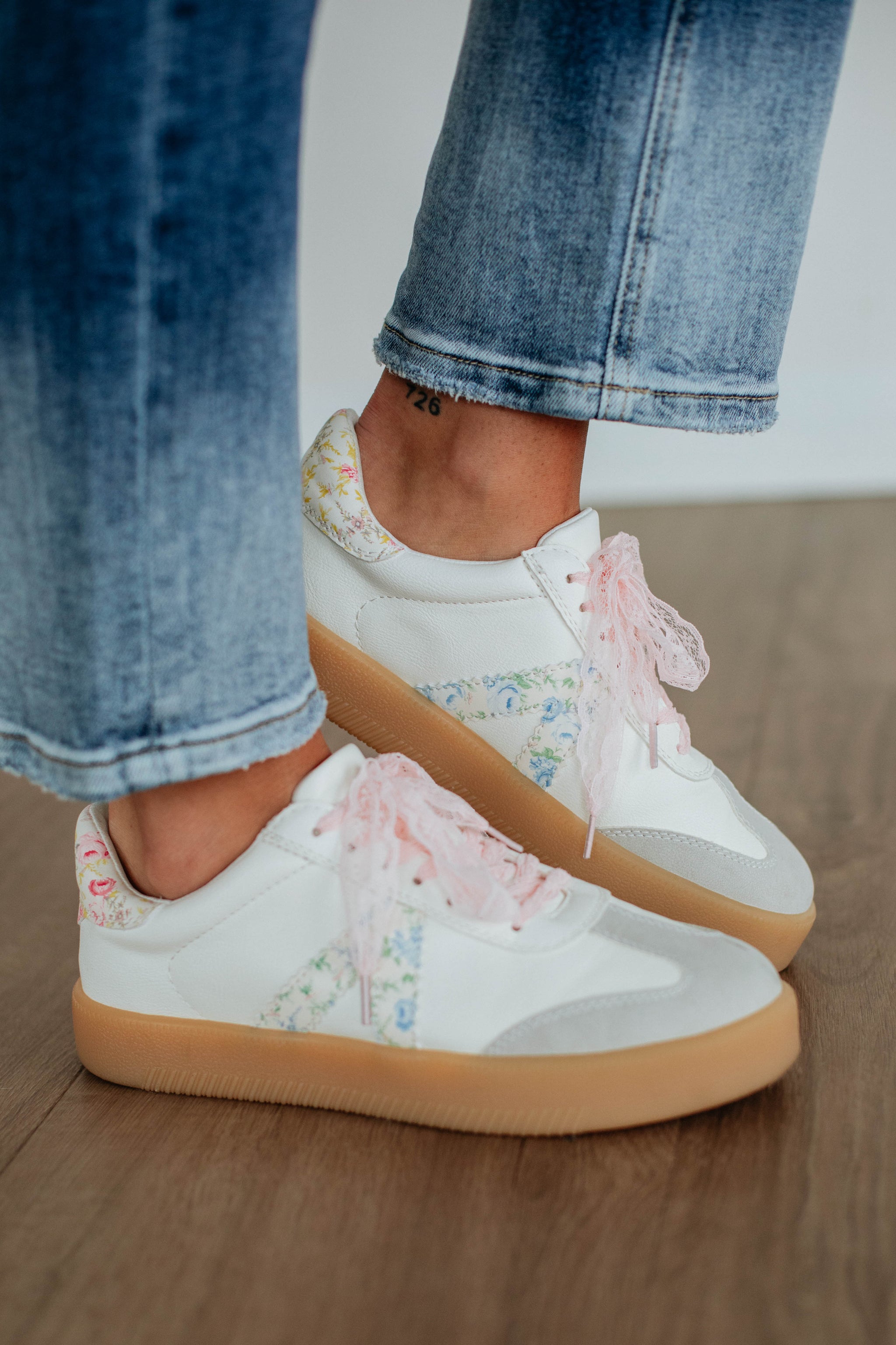 Watch Your Step Sneakers - Blush Mix