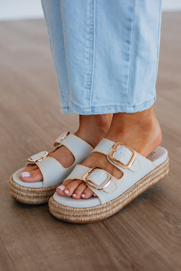 Somewhere On A Beach Sandals - Stone