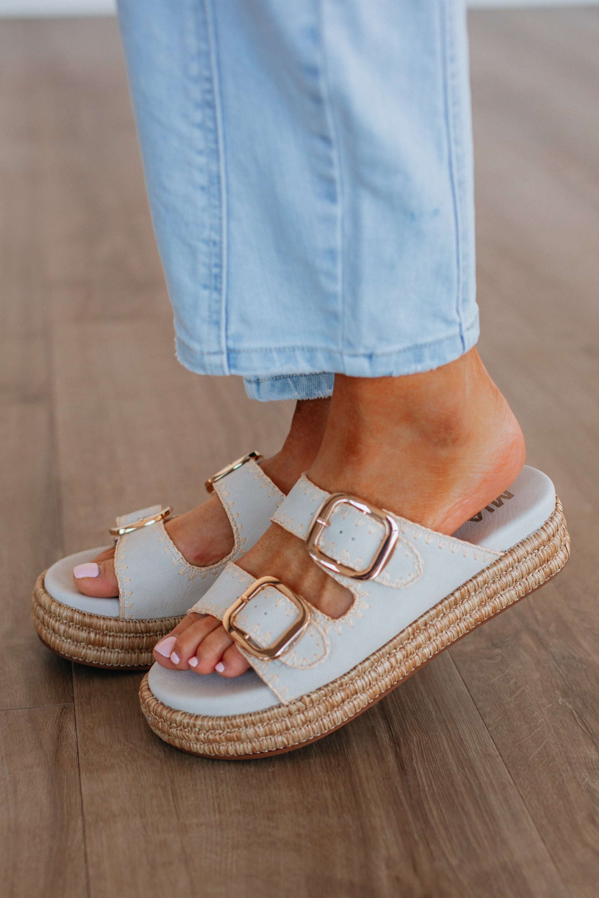 Somewhere On A Beach Sandals - Stone