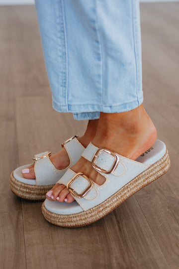 Somewhere On A Beach Sandals - Stone