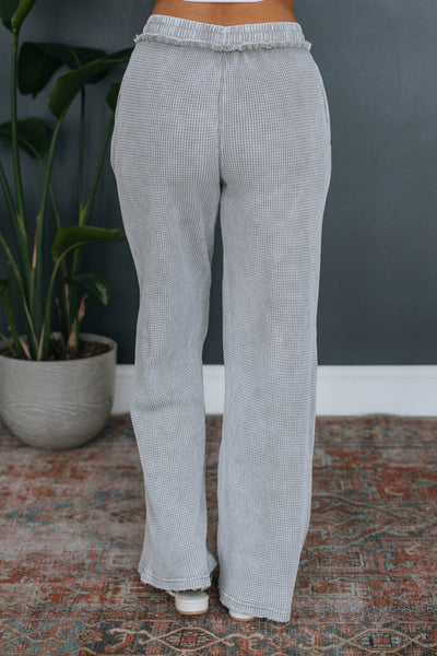 Staying In Lounge Pants - Heather Grey