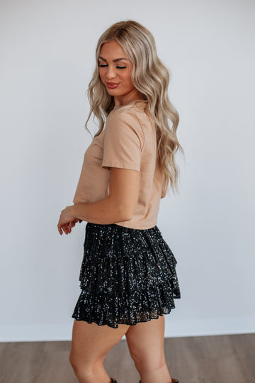 Maelie Sequin Skirt