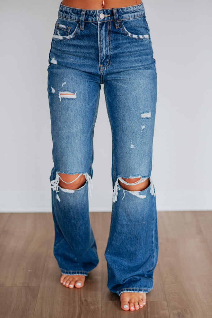 Thea Flying Monkey Jeans - Dark Wash