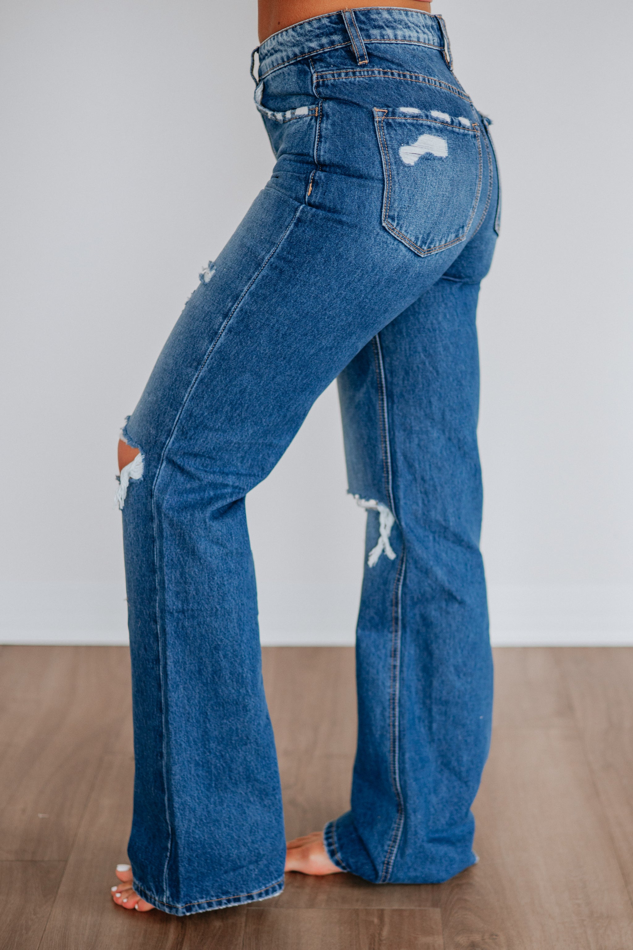 Thea Flying Monkey Jeans - Dark Wash